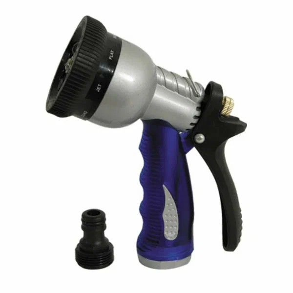 Пистолет для полива FIT 8 функций синий Профи (77306)