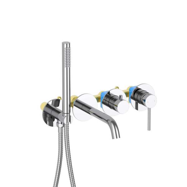 Смеситель для ваны и душа Aquatek Европа встраиваемый хром (AQ1344CR) Смеситель для ваны и душа Aquatek Европа встраиваемый хром (AQ1344CR)