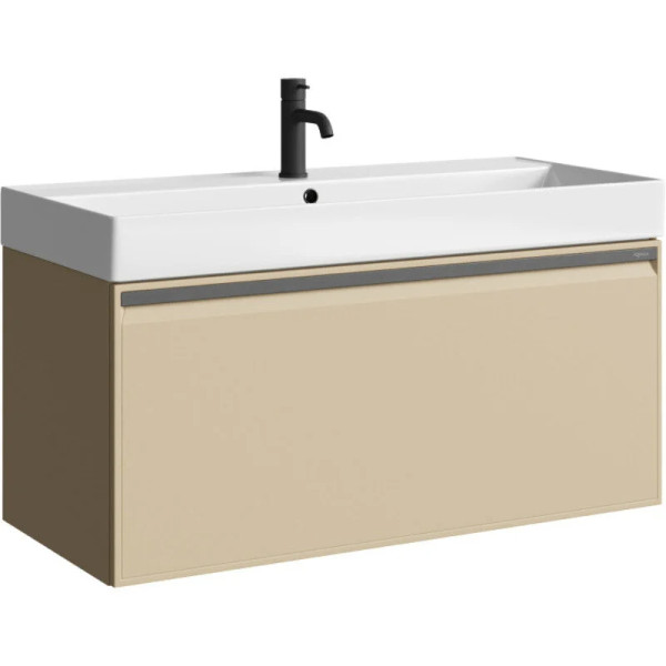 Тумба подвесная Aqwella Pure 992x444x443 капучино светлый (PUR0110KS)