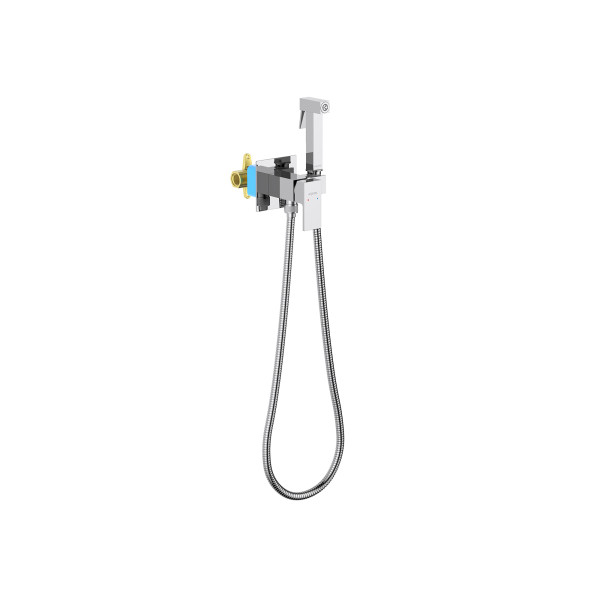 Смеситель с гигиеническим душем Aquatek Либра хром (AQ1022CR) Смеситель с гигиеническим душем Aquatek Либра хром (AQ1022CR)