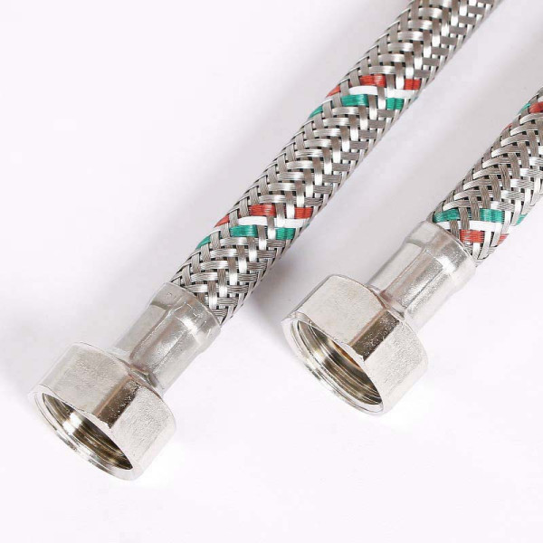 Подводка гибкая Uni-Fitt 3000 мм 1/2" ВВ DN 8 оплётка из нерж. стали (500S2030) Подводка гибкая Uni-Fitt 3000 мм 1/2" ВВ DN 8 оплётка из нерж. стали (500S2030)
