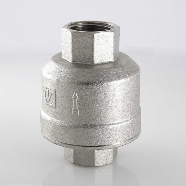 Клапан обратный вертикальный 1" для гравитационных систем Valtec никель (VT.202.N.06)