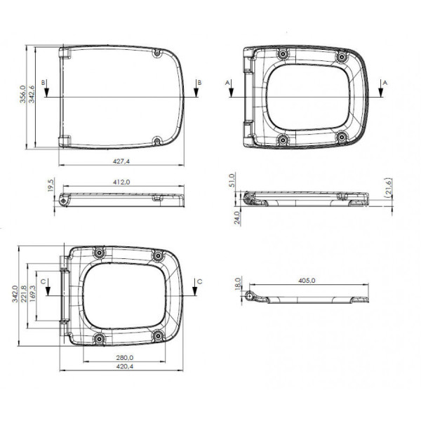 Сиденье для унитаза Santek Нео белое (1WH302192)