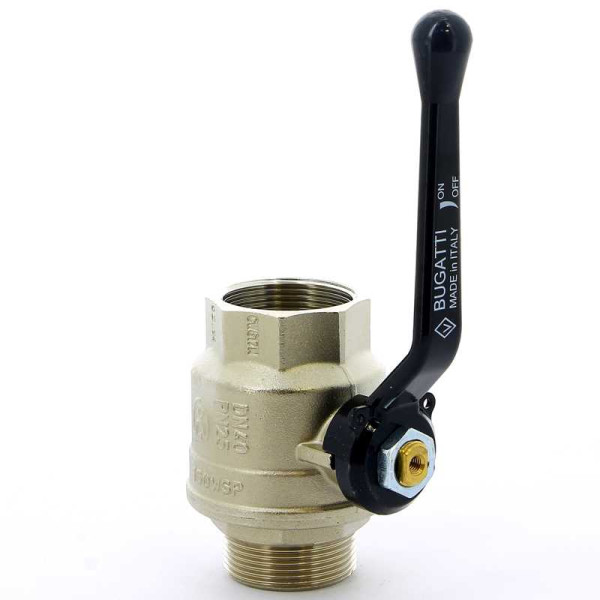 Кран Bugatti 1 1/2" ВН шаровый Oregon 305 (черная ручка) (03050086) Кран Bugatti 1 1/2" ВН шаровый Oregon 305 (черная ручка) (03050086)