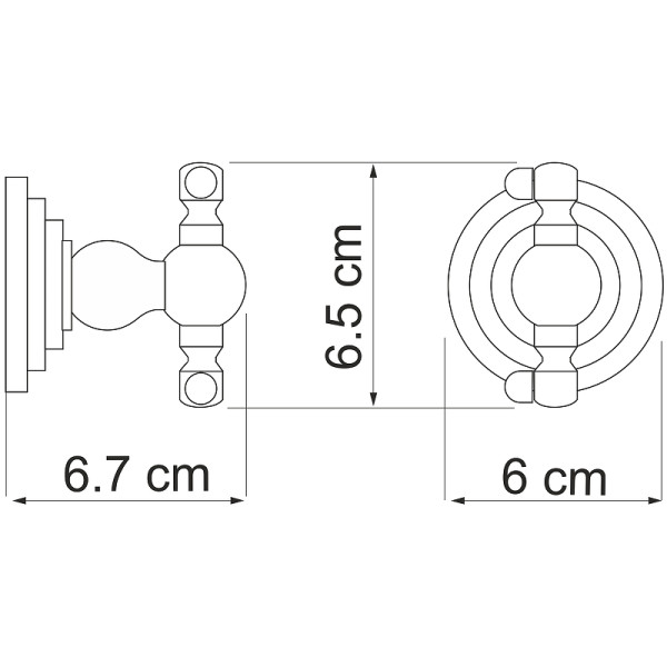 Крючок WasserKRAFT Ammer (K-7023D)