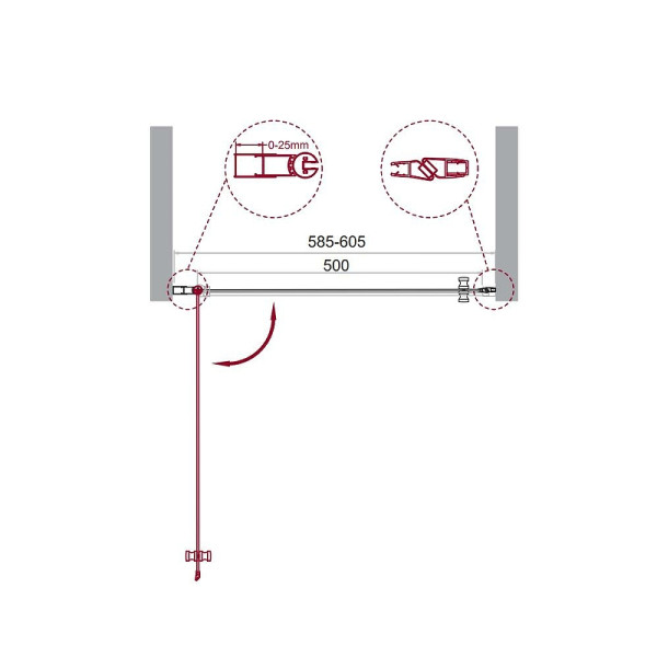 Душевая дверь BelBagno Etna 60х195 стекло прозрачное, профиль хром (ETNA-B-1-60-C-Cr) Душевая дверь BelBagno Etna 60х195 стекло прозрачное, профиль хром (ETNA-B-1-60-C-Cr)
