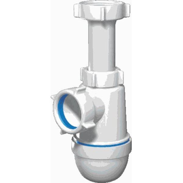 Сифон 32 мм. (1 1/4"*40 мм.) трубный АНИ для донного клапана (без выпуска) АНИ пласт (C1020)