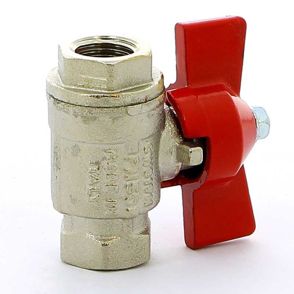 Кран Itap 1/4" ВВ шаровый Ideal (красная бабочка) (0920014) Кран Itap 1/4" ВВ шаровый Ideal (красная бабочка) (0920014)