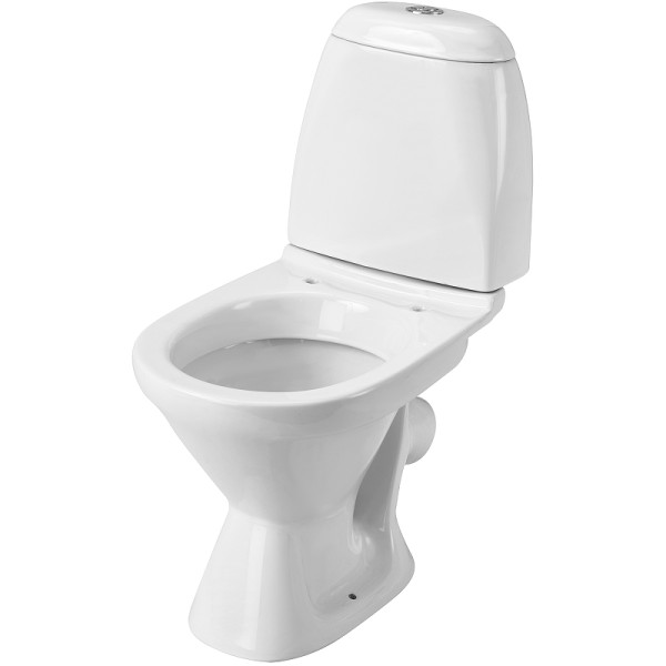 Унитаз-компакт Santek Римини арматура 2-реж., с сиденьем полипропилен белый (1WH501523)