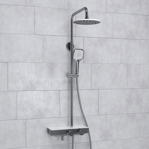 Душевая система WasserKRAFT хром (A113.067.065.CH Thermo)