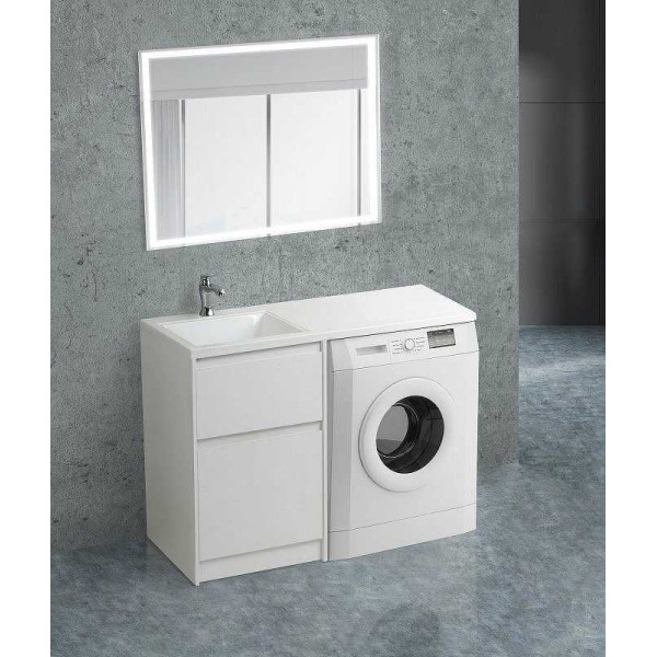 Тумба напольная BelBagno Kraft-LVD 120 Bianco Opaco (Kraft-LVD-580/1200-2C-PIA-BO)