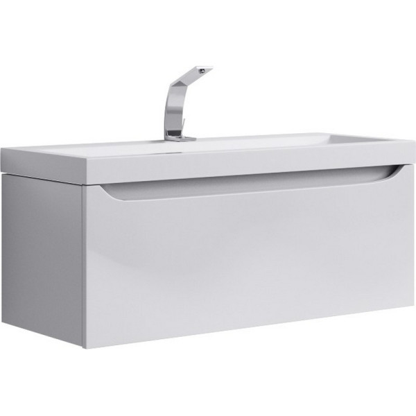 Тумба подвесная Aqwella Verona 1000x400x400 белый (Ver.01.10/W)