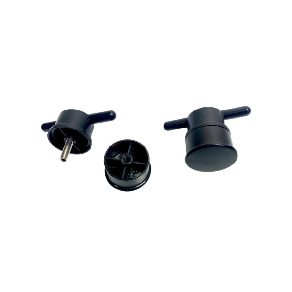 Душевой уголок Triton Вента 80x80 стекло прозрачное, профиль черный (DK332)