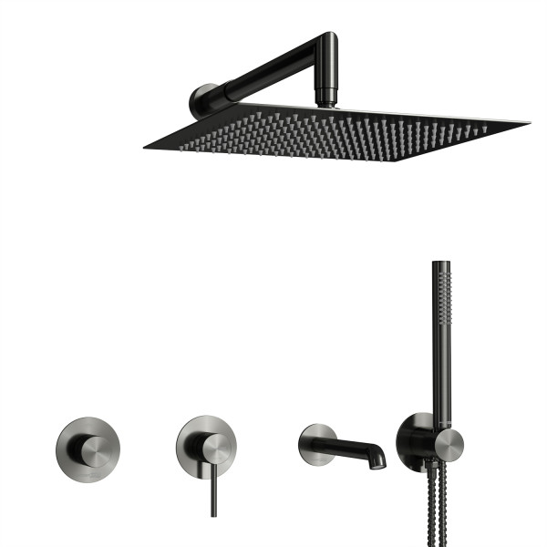 Душевая система WasserKRAFT Мюриц (Muritz) графит (9851.98DVR3.019.118.444.010.137.443GR) Душевая система WasserKRAFT Мюриц (Muritz) графит (9851.98DVR3.019.118.444.010.137.443GR)