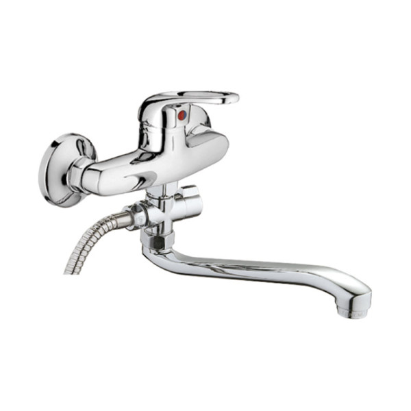 Смеситель для ванны и душа Ledeme с душевым гарнитуром, хром (L2139-B) Смеситель для ванны и душа Ledeme с душевым гарнитуром, хром (L2139-B)