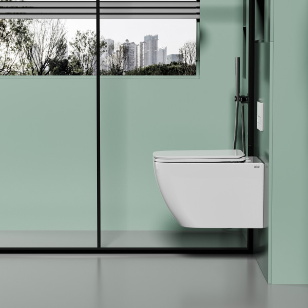 Унитаз подвесной Abber Ultra с ультратонким ободком белый (AC1303) Унитаз подвесной Abber Ultra с ультратонким ободком белый (AC1303)