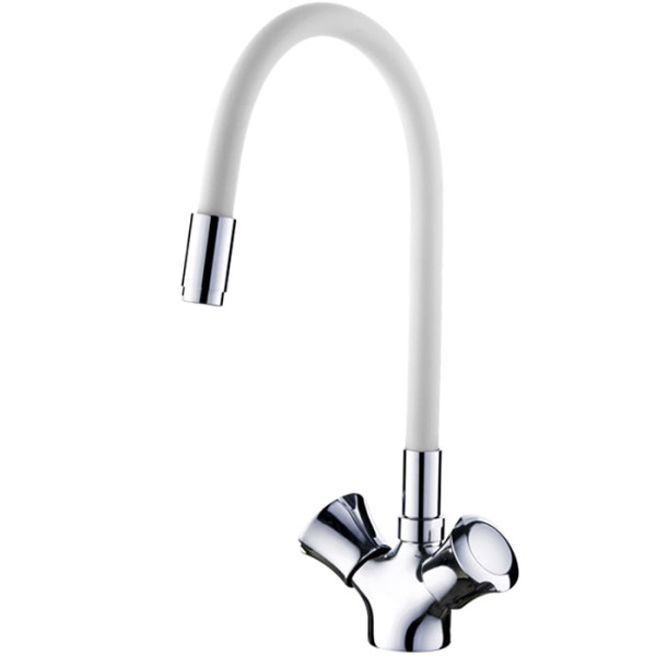 Смеситель для кухни Ledeme с гибким изливом (L4022-3)
