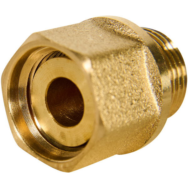 Клапан отсекающий 3/8" Rommer (латунь) RVA-0005-001010 Клапан отсекающий 3/8" Rommer (латунь) RVA-0005-001010