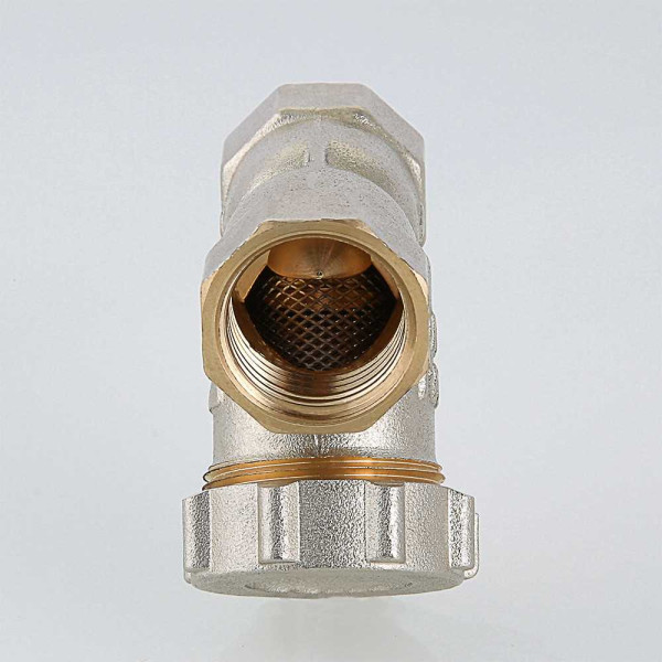 Фильтр косой 1/2" ВВ с заглушкой Valtec никель (VT.193.N.04) Фильтр косой 1/2" ВВ с заглушкой Valtec никель (VT.193.N.04)