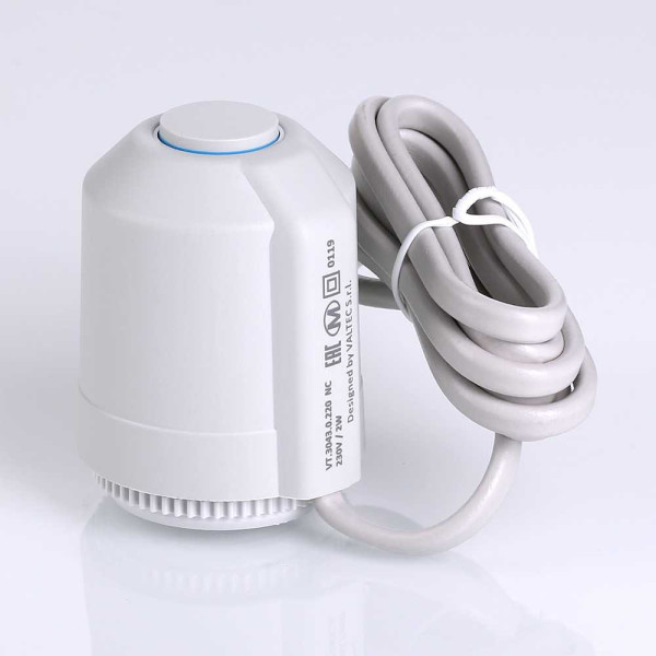 Сервопривод 24 В Valtec VT.TE3043.A (нормально открытый, 2 контакта, М30х1,5) (VT.TE3043.A.024) Сервопривод 24 В Valtec VT.TE3043.A (нормально открытый, 2 контакта, М30х1,5) (VT.TE3043.A.024)