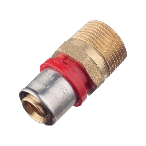 Соединение прямое Tiemme 20х3/4"Н латунь (пресс) (1650015 / 1650G002005CZ) Соединение прямое Tiemme 20х3/4"Н латунь (пресс) (1650015 / 1650G002005CZ)