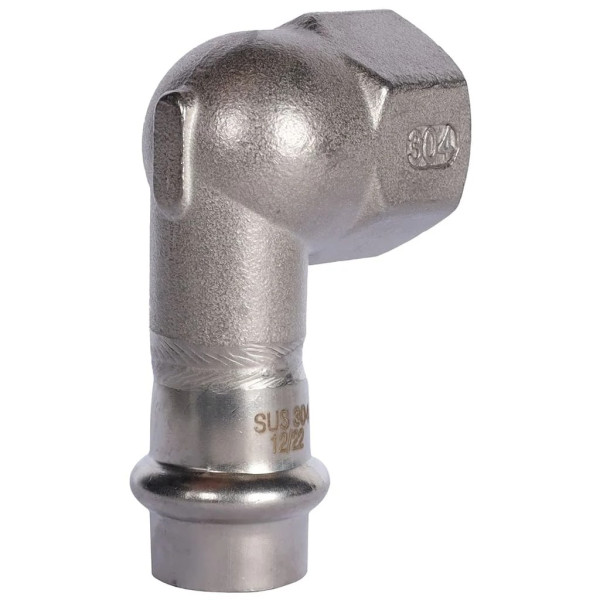 Переход угловой 15х1/2"В Rommer из нержавеющей стали (пресс) (RSS-0009-001512) Переход угловой 15х1/2"В Rommer из нержавеющей стали (пресс) (RSS-0009-001512)