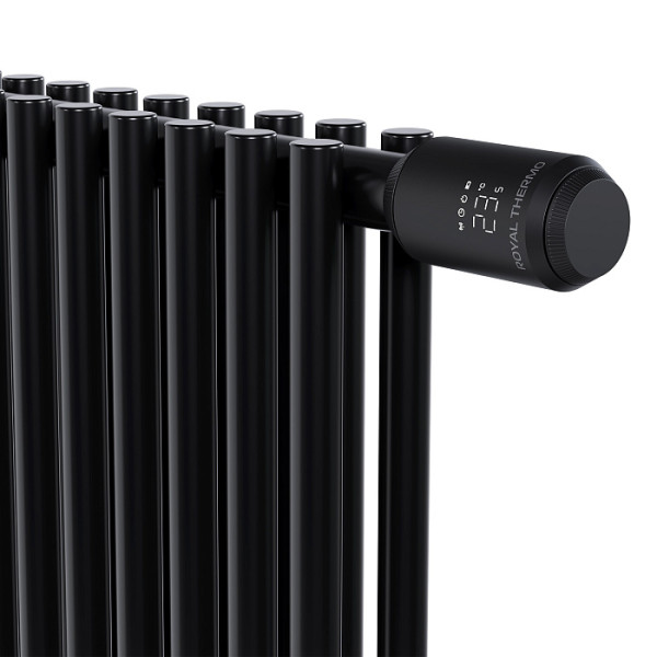 Головка термостатическая М30х1,5 Royal Thermo Smart Heat 2.0 электронная (черная) (RATESH23015BL) Головка термостатическая М30х1,5 Royal Thermo Smart Heat 2.0 электронная (черная) (RATESH23015BL)