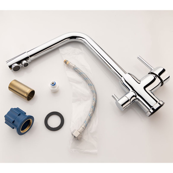 Смеситель для кухни Melodia Ostessa Filtro, с выходом питьевой воды 2в1 хром (MDV40618) Смеситель для кухни Melodia Ostessa Filtro, с выходом питьевой воды 2в1 хром (MDV40618)