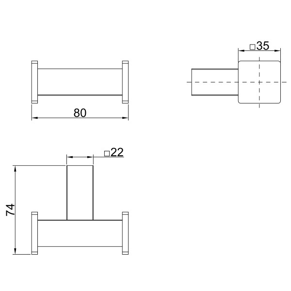 Крючок Lemark Valday золотой (LMA-8111S1-BRG)