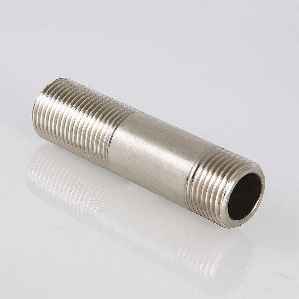 Сгон трубный 1/2"х250 мм. Valtec (никель) (VTr.653.N.0425) Сгон трубный 1/2"х250 мм. Valtec (никель) (VTr.653.N.0425)