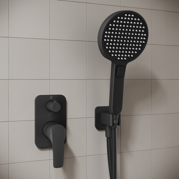 Душевая система Iddis Optima Home черная (OPHBL02i67)