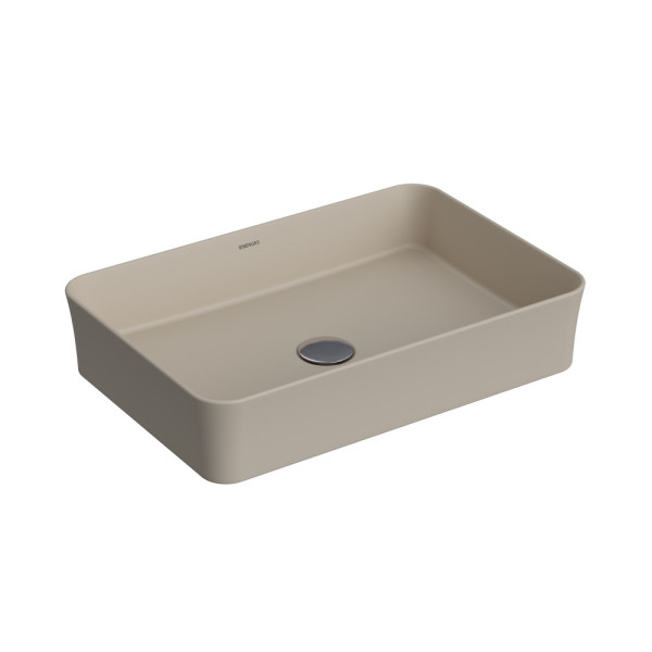 Раковина накладная Berges Ego SL 55x38 см матовая жасмин (181079) Раковина накладная Berges Ego SL 55x38 см матовая жасмин (181079)