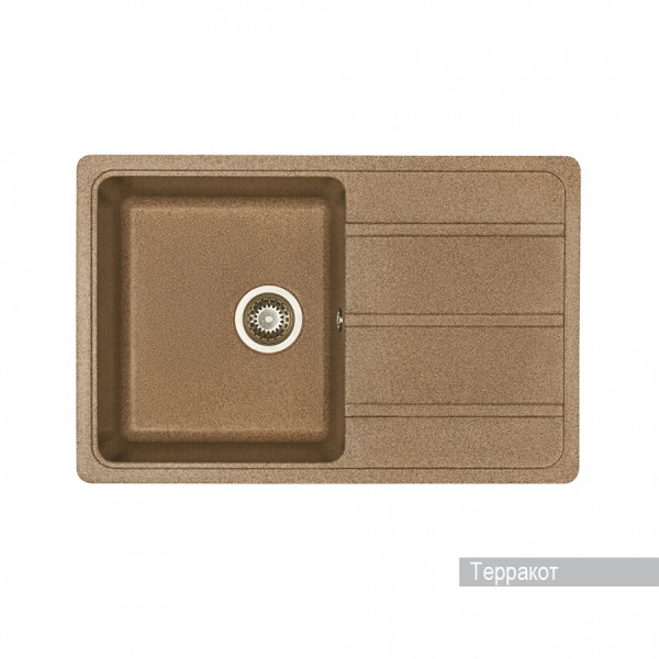 Мойка для кухни врезная Aquaton Аманда 510x780x211 терракот (1.A712.8.32A.D27.0)