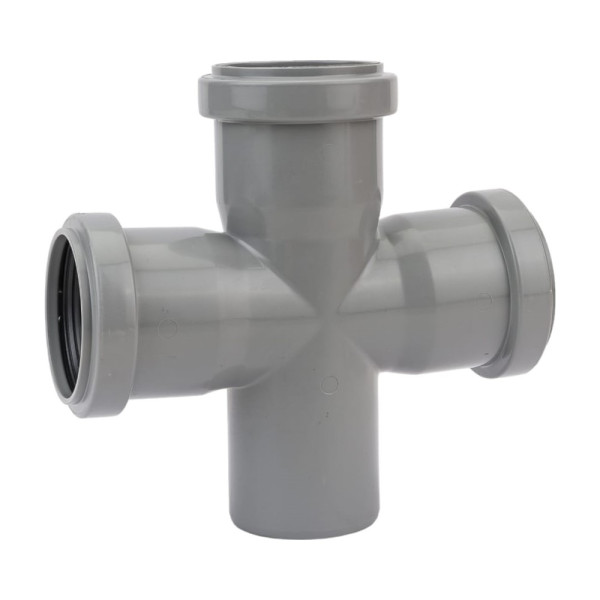 Крестовина 50x50x50x87 Ostendorf канализационная (115480)