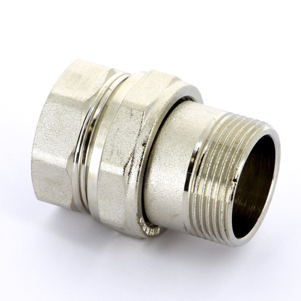 Сгон прямой 1" ВН с прокладкой O-RING Uni-Fitt IT (никель) 650N4000