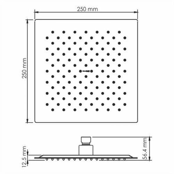 Смеситель для душа WasserKRAFT черная (A66209)