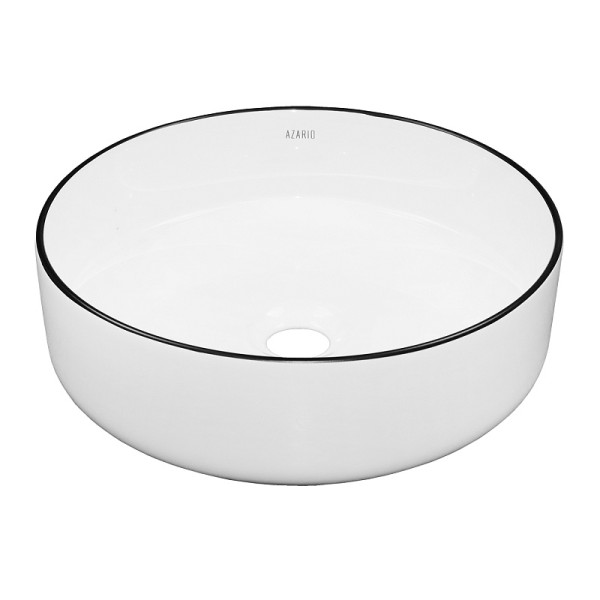 Раковина накладная Azario 35,5x35,5x12 белая глянцевая (AZ-3134-BE)
