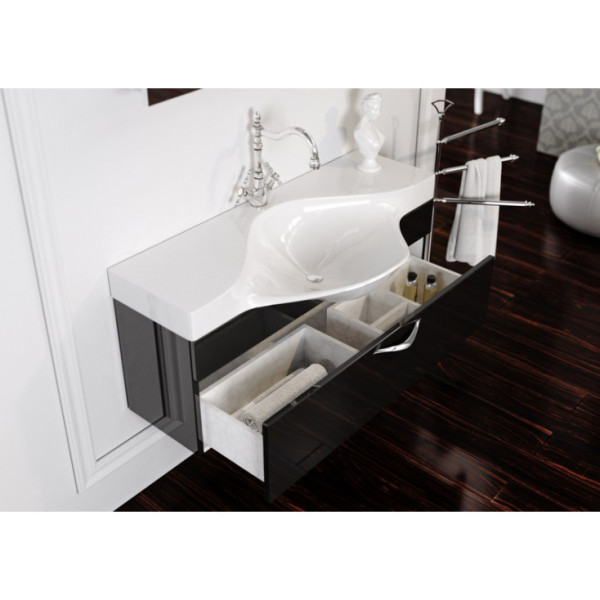 Раковина мебельная Aqwella Broadway 1100x160x560 белая (Brw.11.04.D) Раковина мебельная Aqwella Broadway 1100x160x560 белая (Brw.11.04.D)