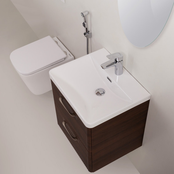 Смеситель для раковины с гигиеническим душем BelBagno (DUE-LVM/HGN-CRM-W0)