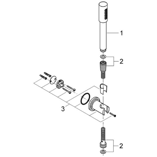 Гарнитур душевой Grohe Sena (28348000)