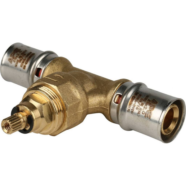 Кран 20x20 вентильный Stout (пресс, с хромированной ручкой) (SFP-0014-002020)