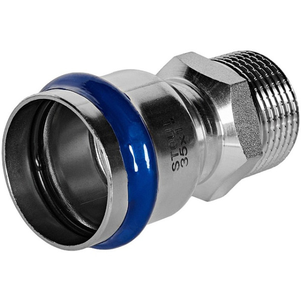 Переход 35х1"Н Stout SSS-2021 ВПр-НР (нерж.ст., пресс) SSS-2021-000351