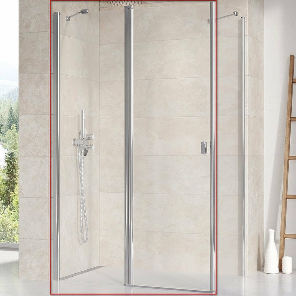 Дверь душевая Ravak Chrome 120x195 стекло прозрачное, профиль хром (1QVG0C0Z1)
