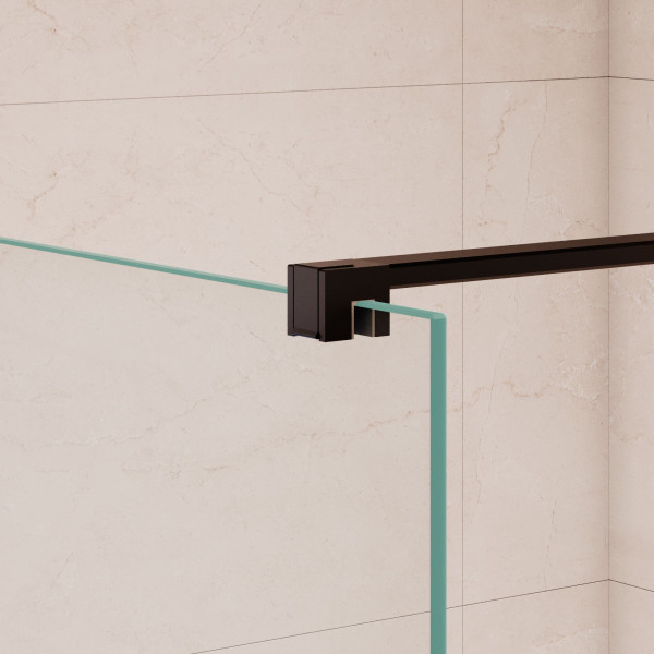 Душевое ограждение RGW Walk In WA-210-B 70x195 стекло прозрачное, профиль черный (351021007-14)