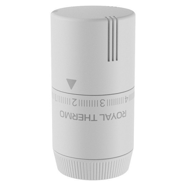 Головка термостатическая М30х1,5 Royal Thermo Design жидкостная (белый soft touch) (RATHDN13015WS) Головка термостатическая М30х1,5 Royal Thermo Design жидкостная (белый soft touch) (RATHDN13015WS)