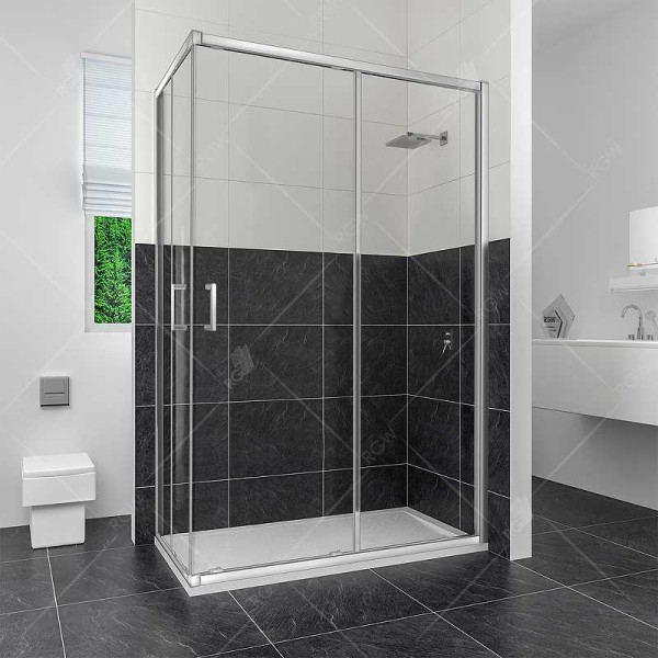 Душевой уголок RGW CL-44 100*80 стекло прозрачное, профиль хром 32094480-11