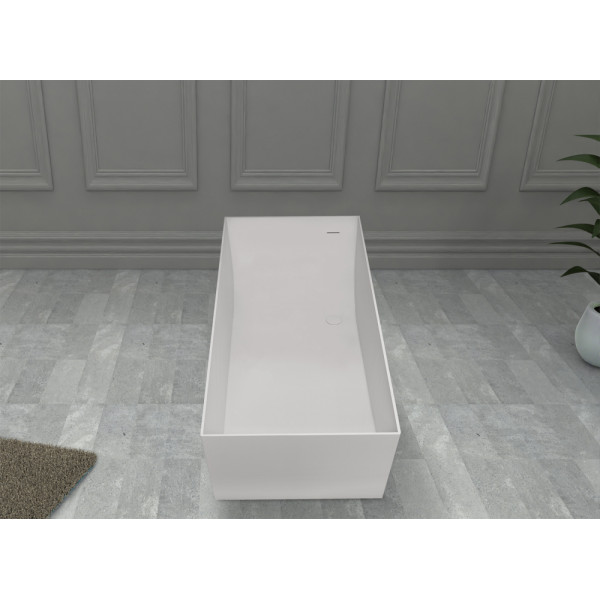 Ванна из искусственного камня Abber Stein 170x72 белая матовая (AS9640-1.7)