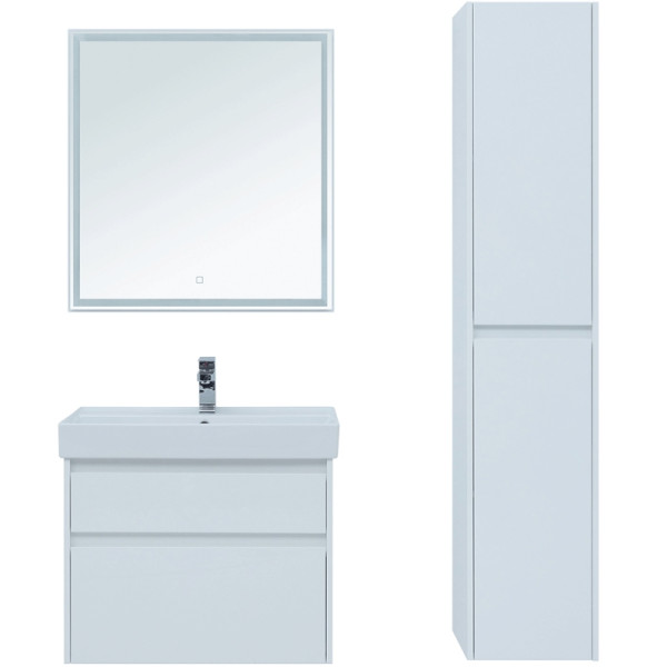 Тумба подвесная Aquanet Nova Lite 75 белый (2 ящика) (00242272)