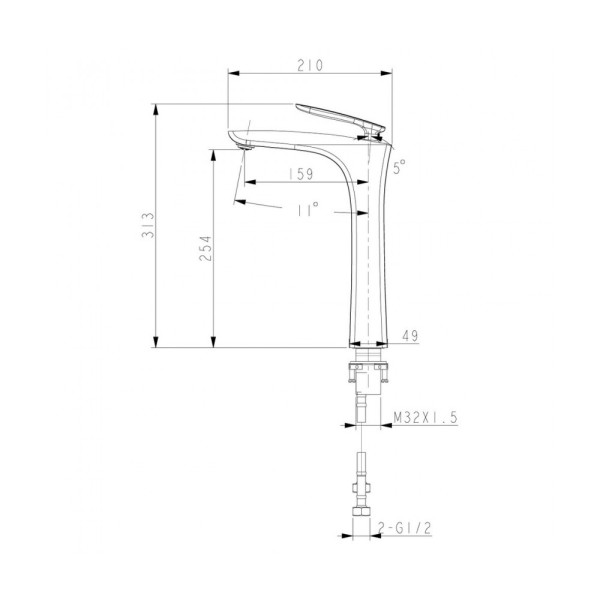 Смеситель для раковины Lemark Bellario (LM6809C)