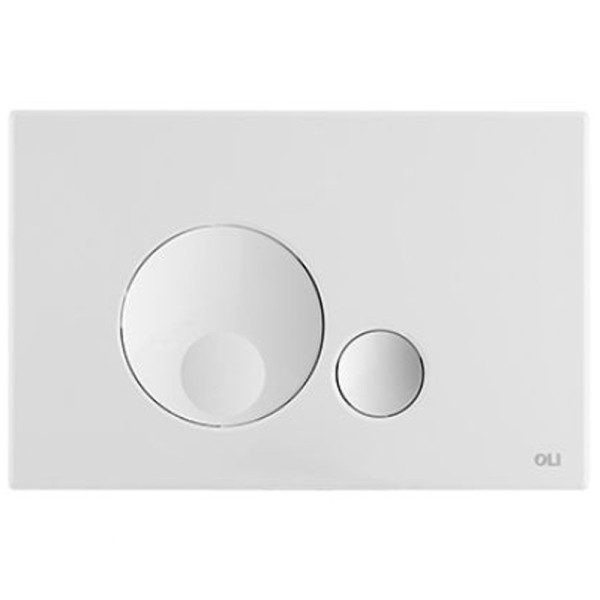 Клавиша смывная Oli Globe белый (885464)